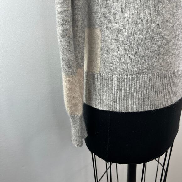 REPEAT Silver Edition Heather Gray S Sweater Cashmere Round Long Sleeve Pullover - Picture 5 of 9